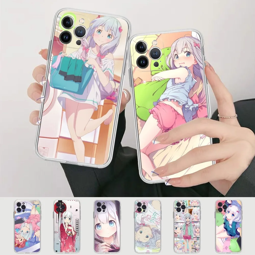 Cute Girl Izumi Sagiri Phone Case Silicone Soft For Iphone 16 15 14 13 12 11 Pro Mini XS MAX Plus X Cover