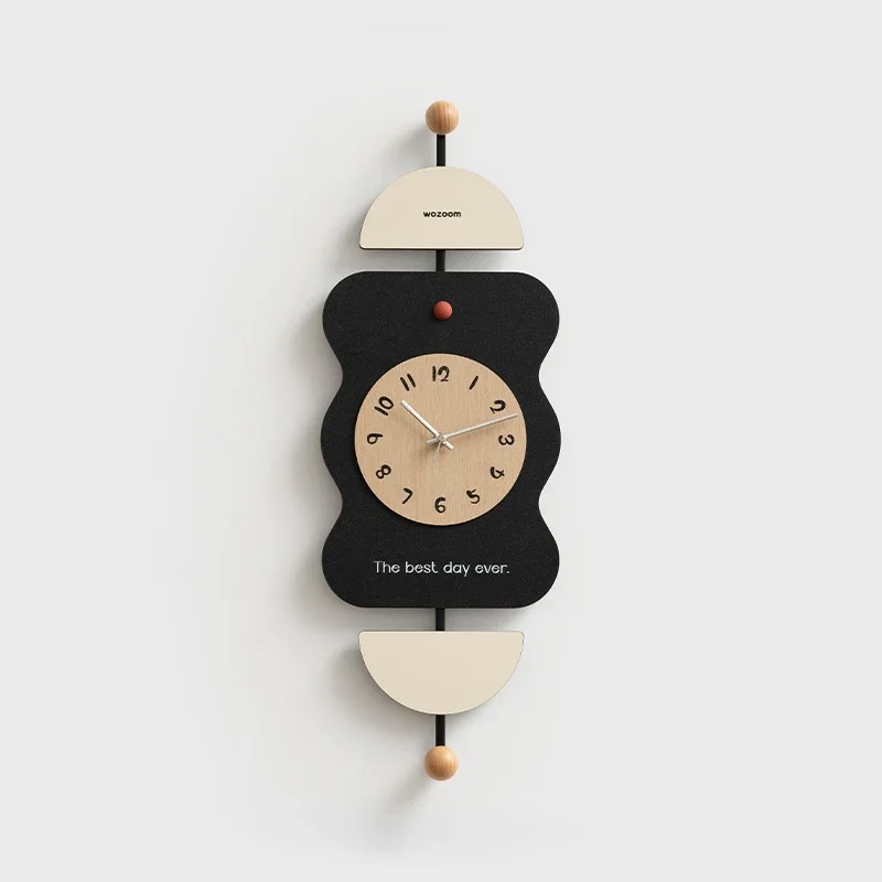 Minimalist Digital Wall Clock Smart Light Luxury Silent Creative Hands Fashion Retro Wall Clock Unusual European Horloge Decor
