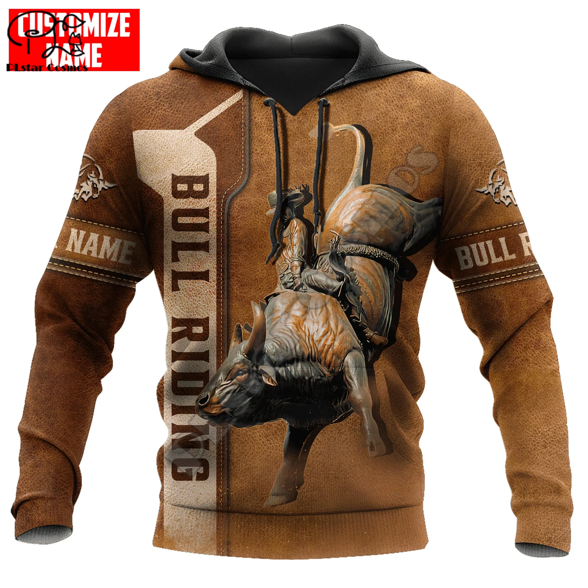 

NewFashion Cosplay Bull Riding Cowboy Rodeo Vintage Sports Tattoo Tracksuit 3DPrint Streetwear Casual Harajuku Jacket Hoodies X7