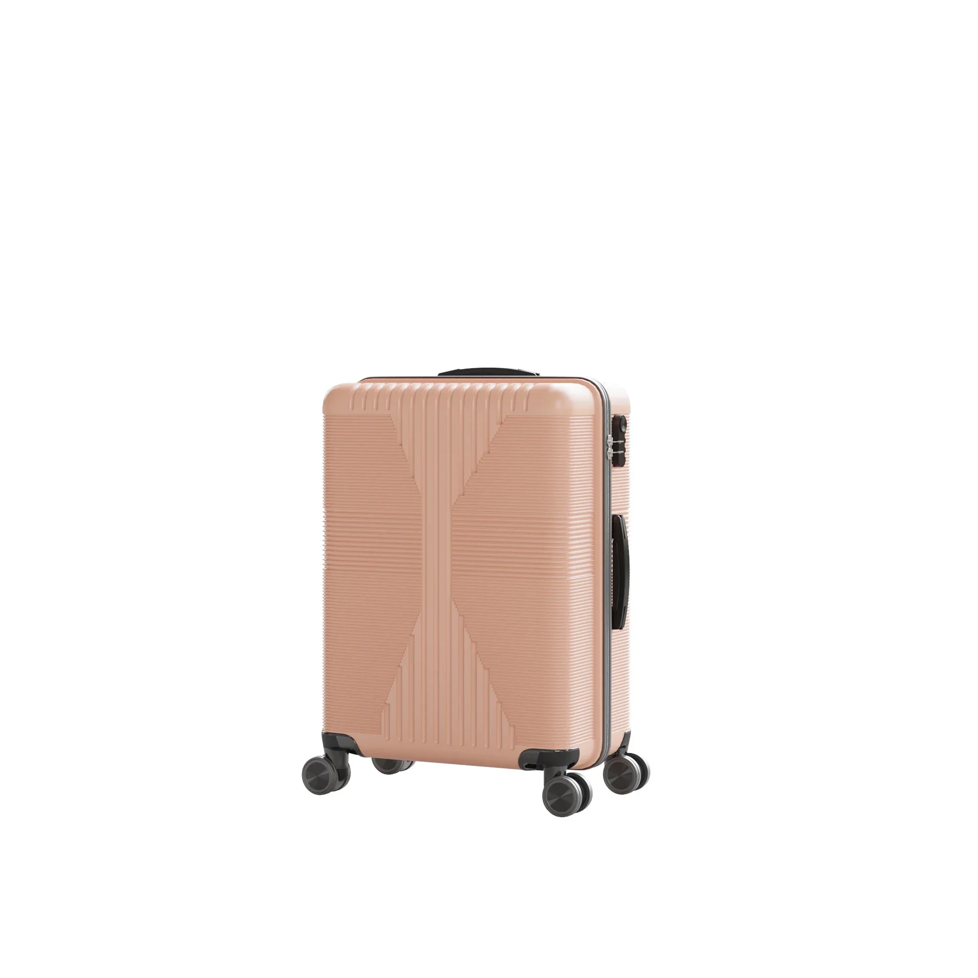 

Non-TSA customs lock single 20-inch PP trolley case, 20in PP rose gold