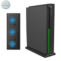 DOBE Cooling Dock TYX-1768 for Xbox One X with 3 Quiet Cooling Fans ,LED Light Bar&3 2.0 USB Ports,Efficient Heat Dissipation