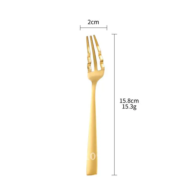

Stainless Steel Fork Noodles Fork Western Tableware Fork High Color Value Knife, Fork and Spoon Fruit Fork Creative Stainless