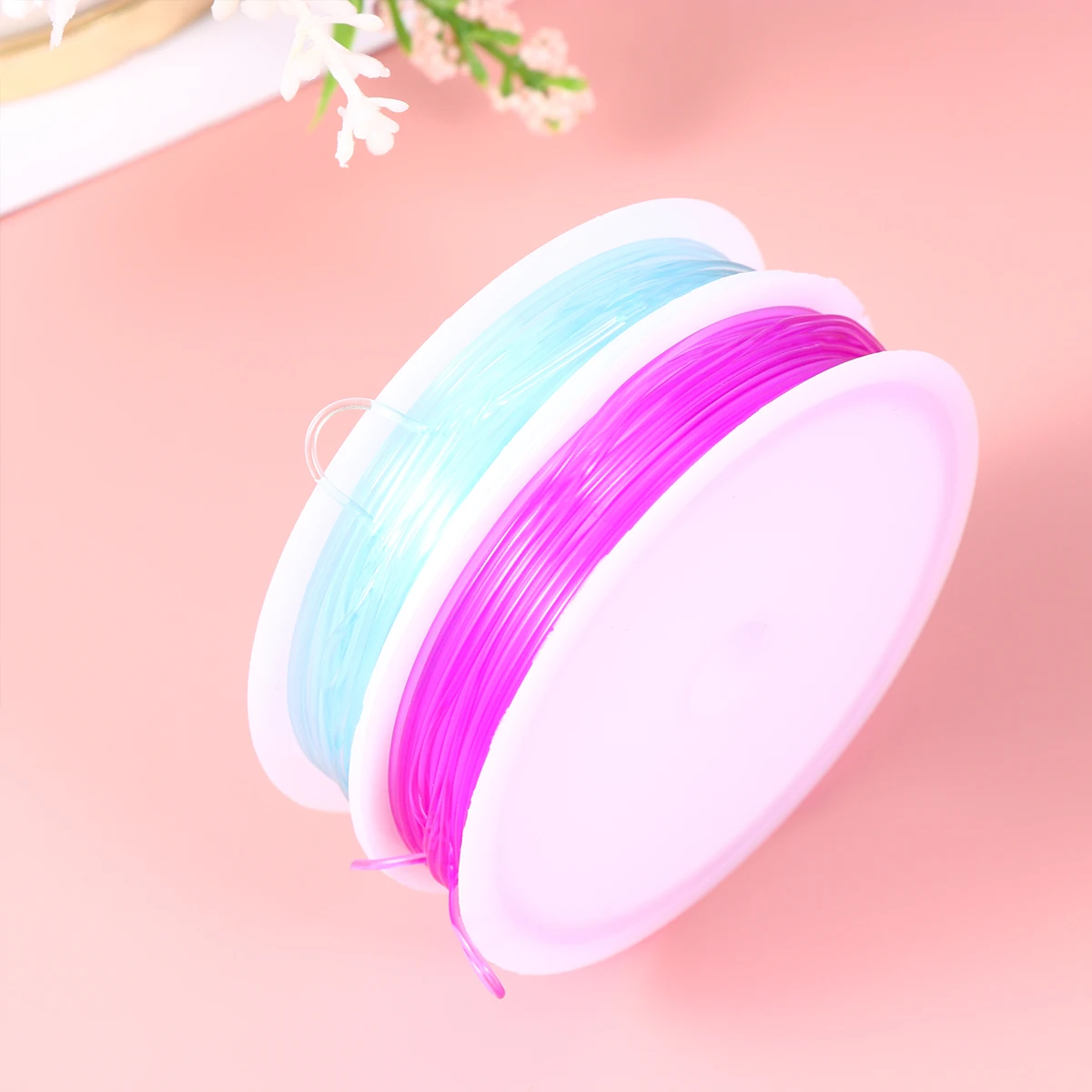 

Colorful Crystal Bead Lines Elastic String For Beads Jewelry Elastic Thread Bracelet Diy Beading Wire Durable Craft