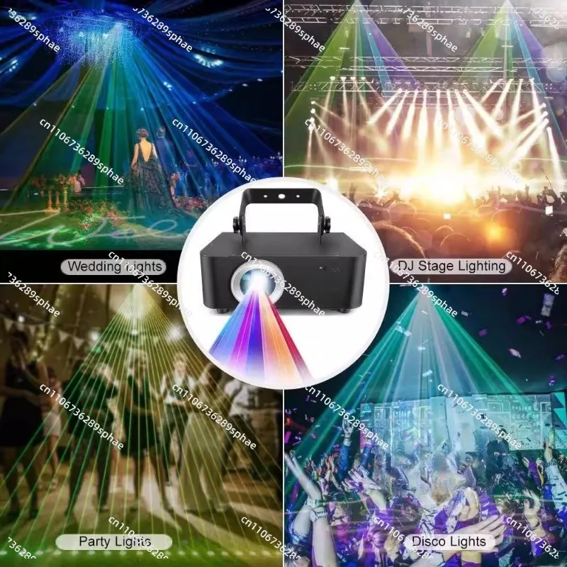 500MW Full Color Dynamic RGB Display, Professional 3D Visual Effects Show