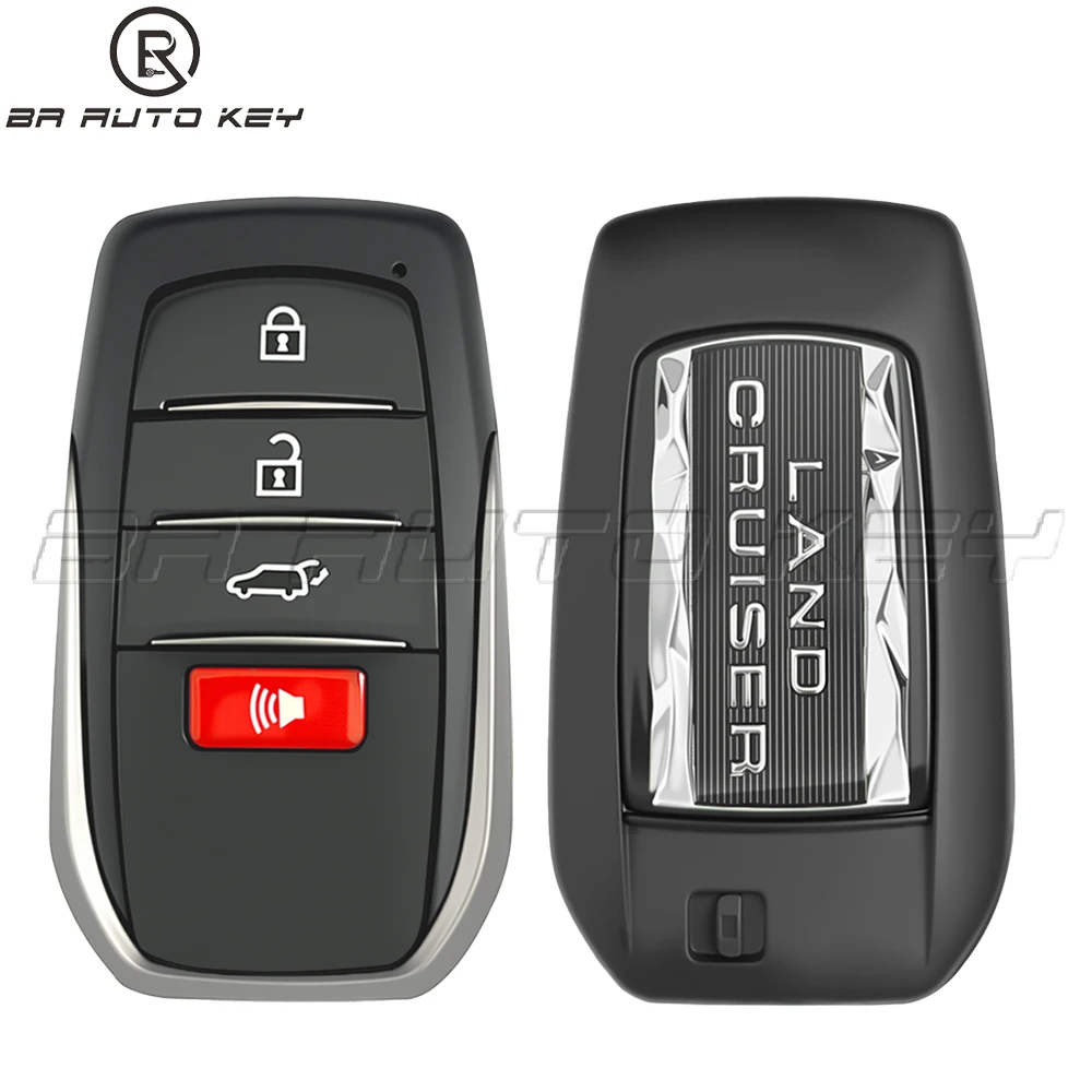 

4-кнопочный смарт-брелок для Toyota Land Cruise LC300 2022-2025 433/434 МГц 8A Чип P4 BA 231451-0250 B3N2K2R дистанционный ключ для LC300