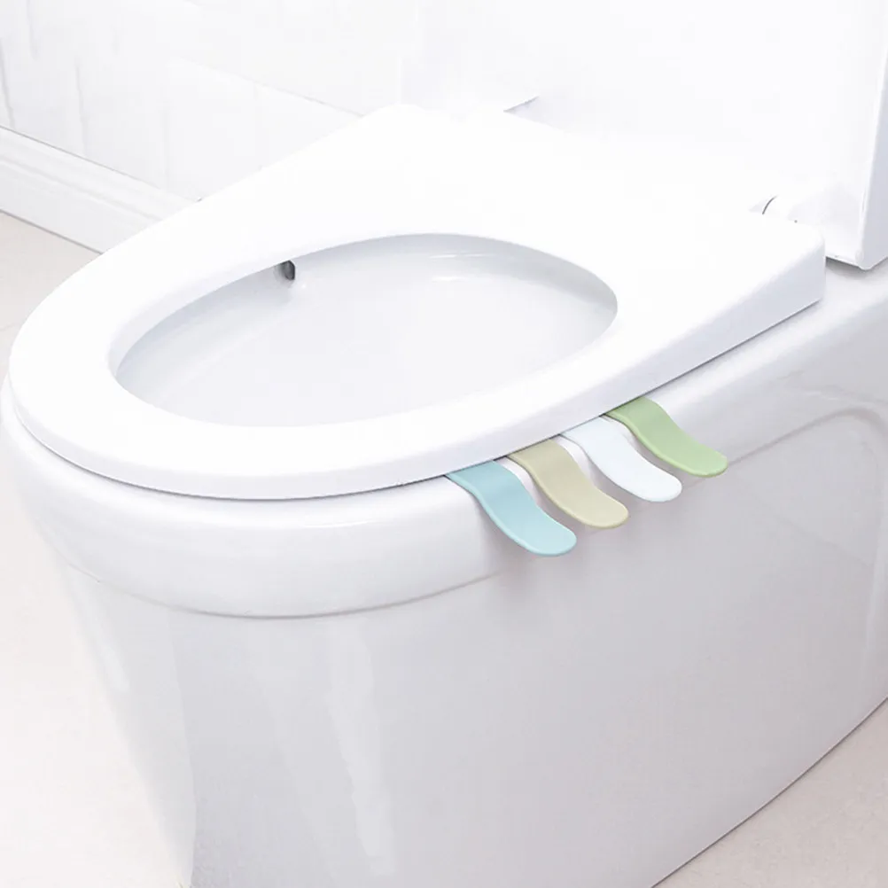 

20Pcs Toilet Lid Lifters Portable Cover Lift Tool Anti-Dirt Bathroom Accessories White Khaki Easy One Finger