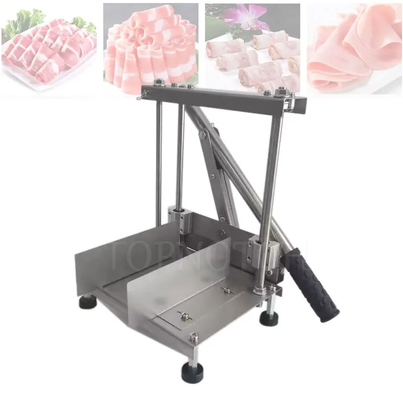 

Commercial Frozen Lamb Meat Rolll Cutting Slicing Machine Stainless Steel Beef Mutton Bacon Slicer