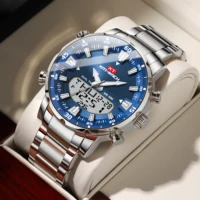 KAT-WACH Reloj de pulsera de cuarzo para hombre 2024 Relojes digitales originales de lujo de alta calidad a prueba de agua