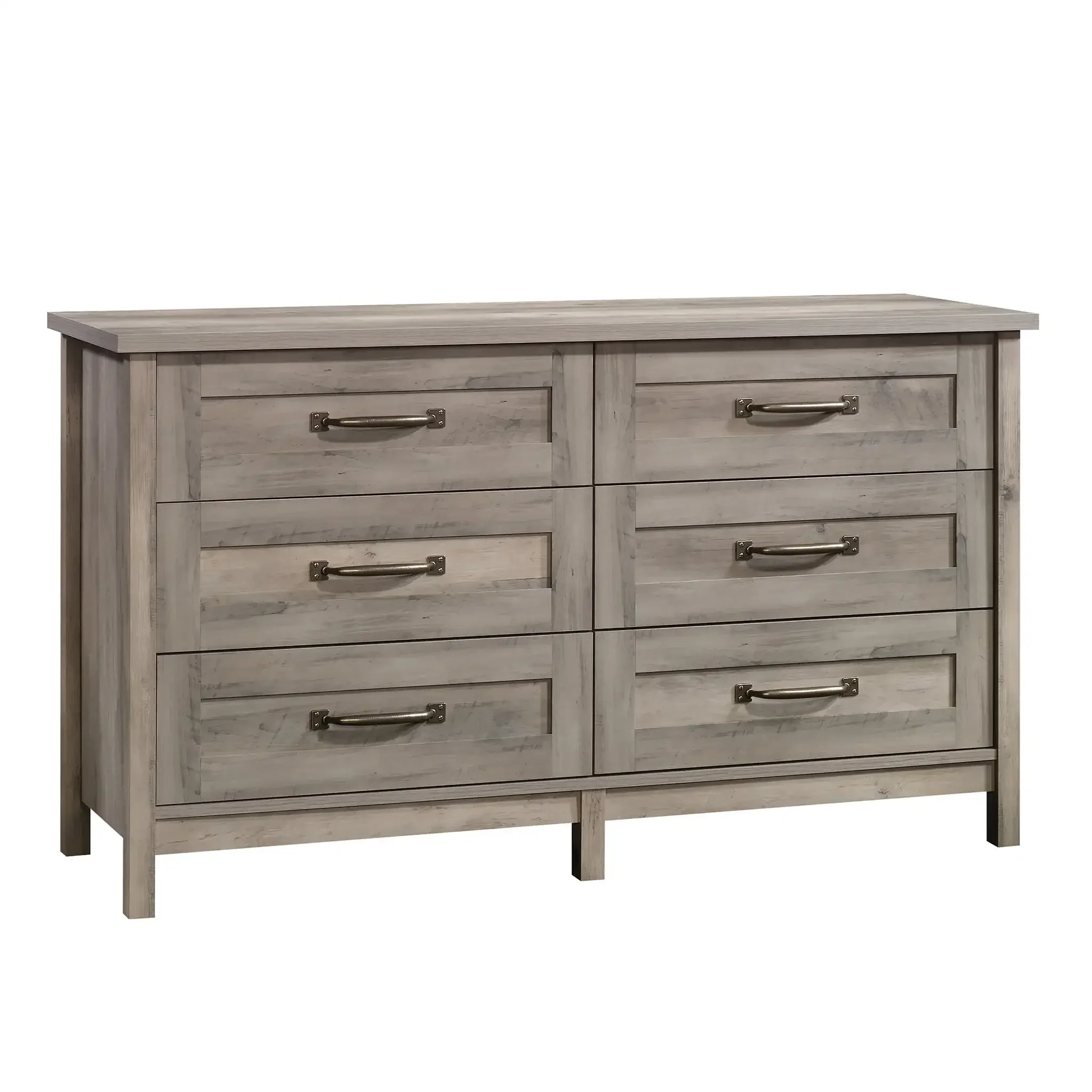 

SA Modern Farmhouse 6 - Drawer Dresser Storage Cabinet