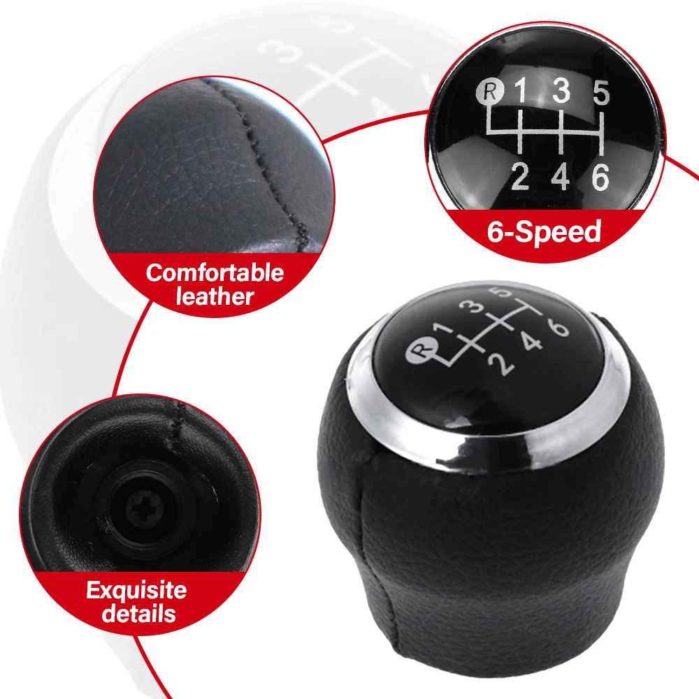 6-Speed Handlebar Manual Gearshift Lever Head For Toyota Corolla RAV4 Avensis Yaris Verso Auris Aygo Gearshift Lever Replacement