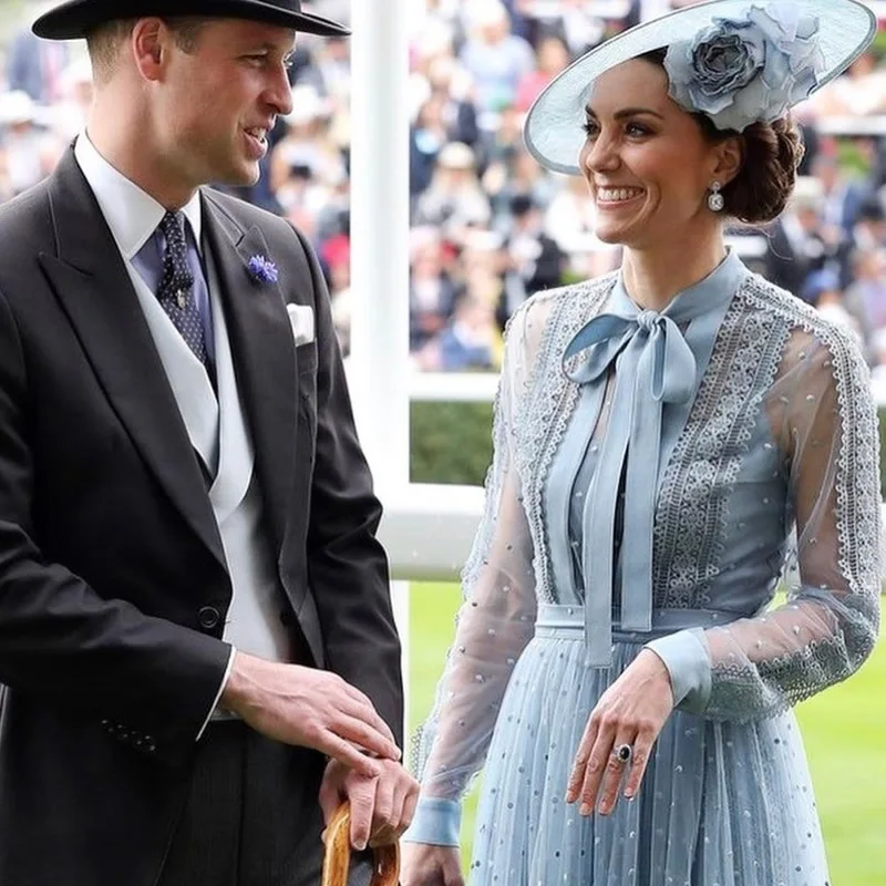 أزياء كيت ميدلتون فستان نسائي بأكمام طويلة فستان بفيونكة صلبة