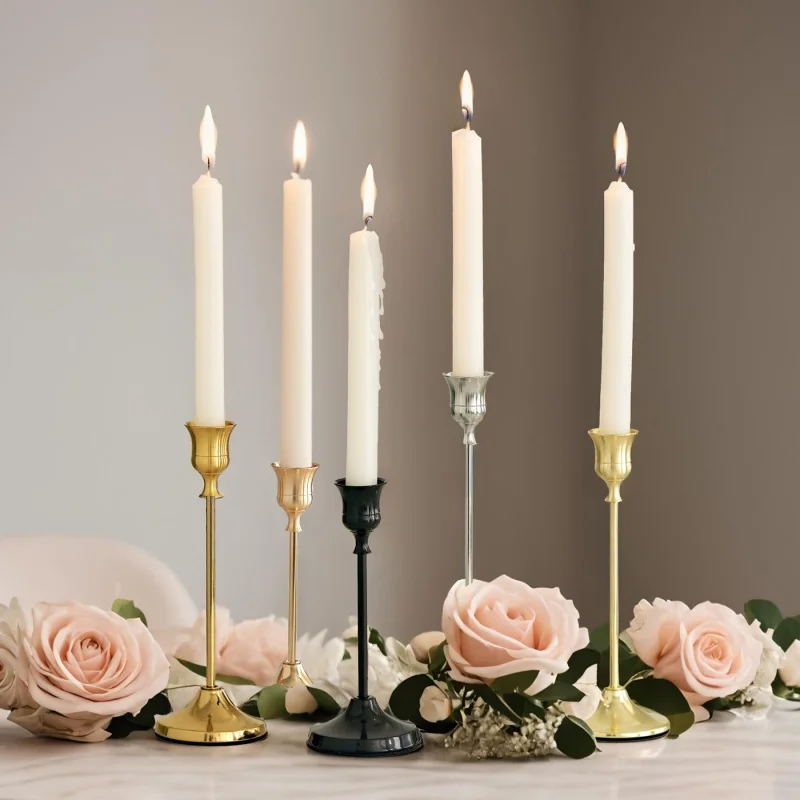 Candlestick Elegant Wedding Tabletop Decor European Vintage…