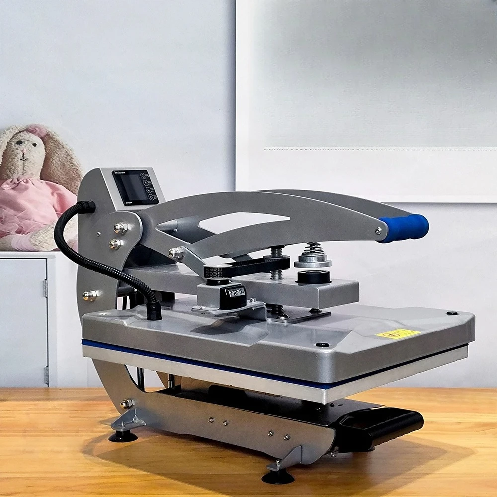 16x20 الشريحة السيارات المفتوحة تي شيرت طابعة التسامي نقل تصاميم آلة الصحافة الحرارة 40x50 مع درج