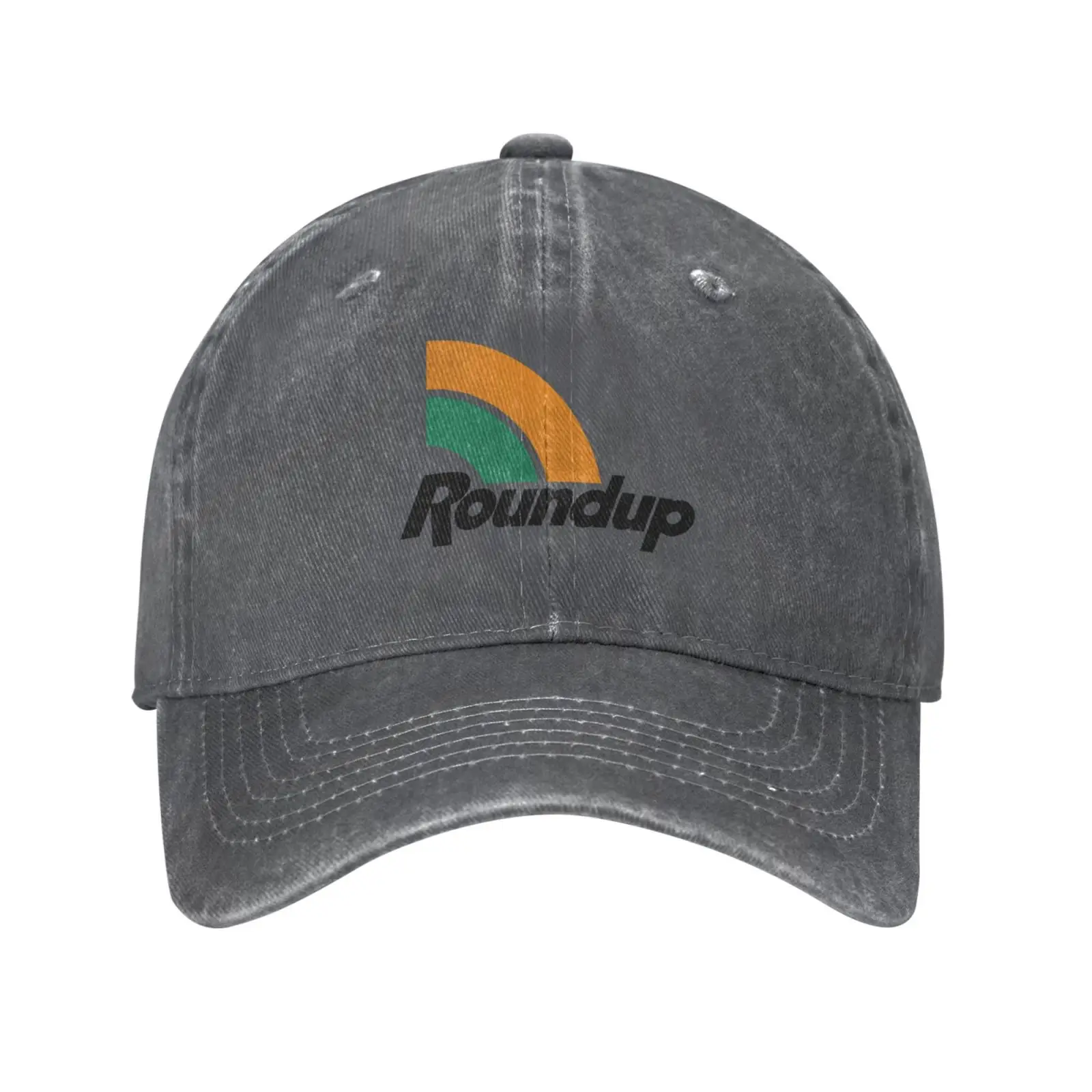 Roundup Logo Kwaliteit Denim Cap Gebreide Muts Baseballpet