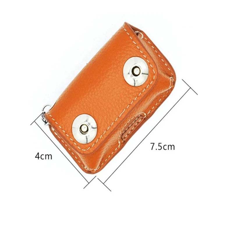 Original Car Key Holder Leather Universal Waist Belt Car Key Case Men Magnetic Buckle Keychain Wallet Key Pouch Luxury Designer