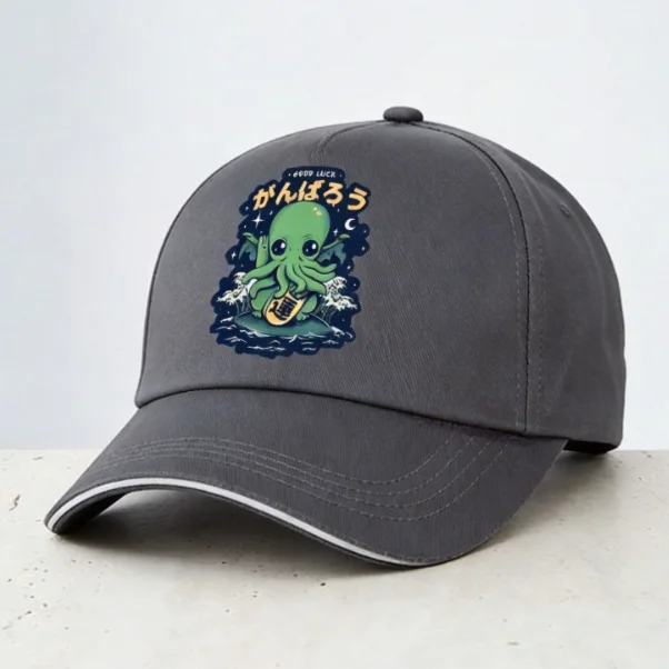 Good Luck Cthulhu Cuttlefish Baseball cap Summer man women Golf Lovecrafts Octopus Monster Adjustable snapback hats