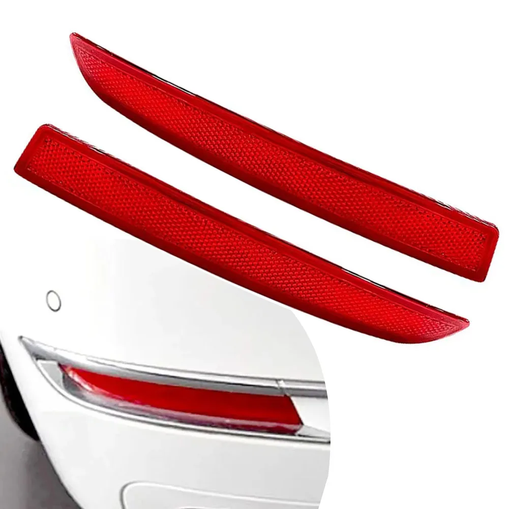 For Foggy Driving Conditions Rear Bumper Reflector Bumper Reflector Lamp Trim Reflective Shock Resistant Design