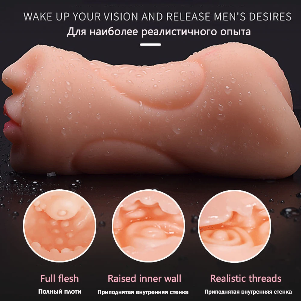 Half sex doll Sex Toys for Men Vagina Pussy Vagina Silicone Male Masturbators for adults 18 sucking machine sexulaes toys