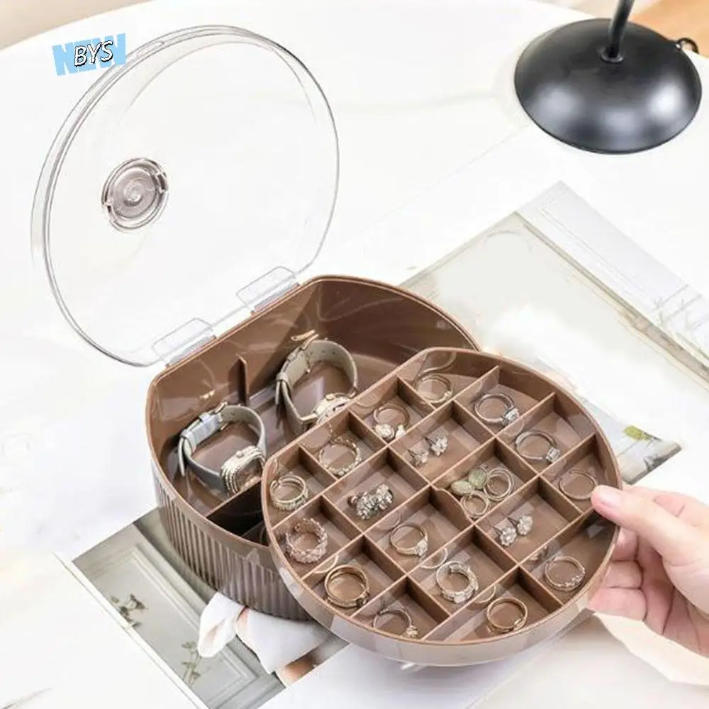 

Пластиковая коробка для хранения ювелирных изделий, большая емкость, влагостойкая коробка для демонстрации ювелирных изделий, пылезащитный чехол для хранения сережек