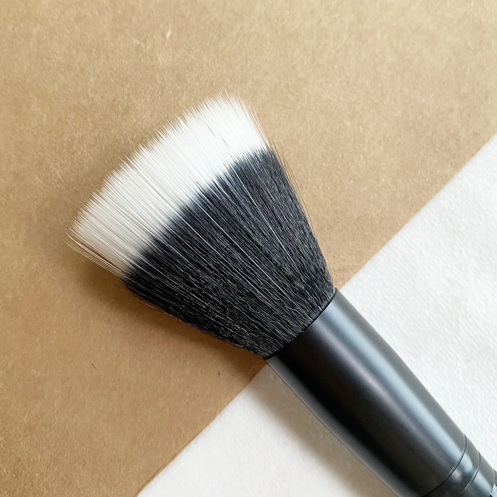 SCOTT Barnes Luxury Single Foundation Brush Dual Fiber Stippling Makeup Brush #68 Soft Synthetic Hair Face Blending Tool