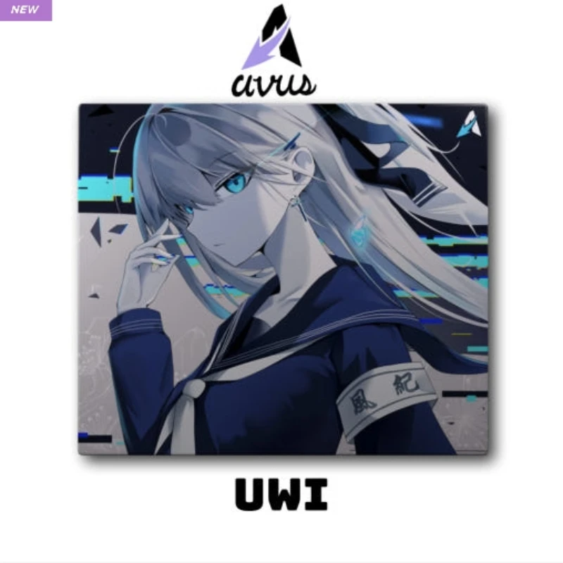 AvusGear UWI Padsmith Glass Gaming Mouse Pad Rabbit0 Collaborative Smooth Precise Control 2mm Coating Balance Mouse Pad