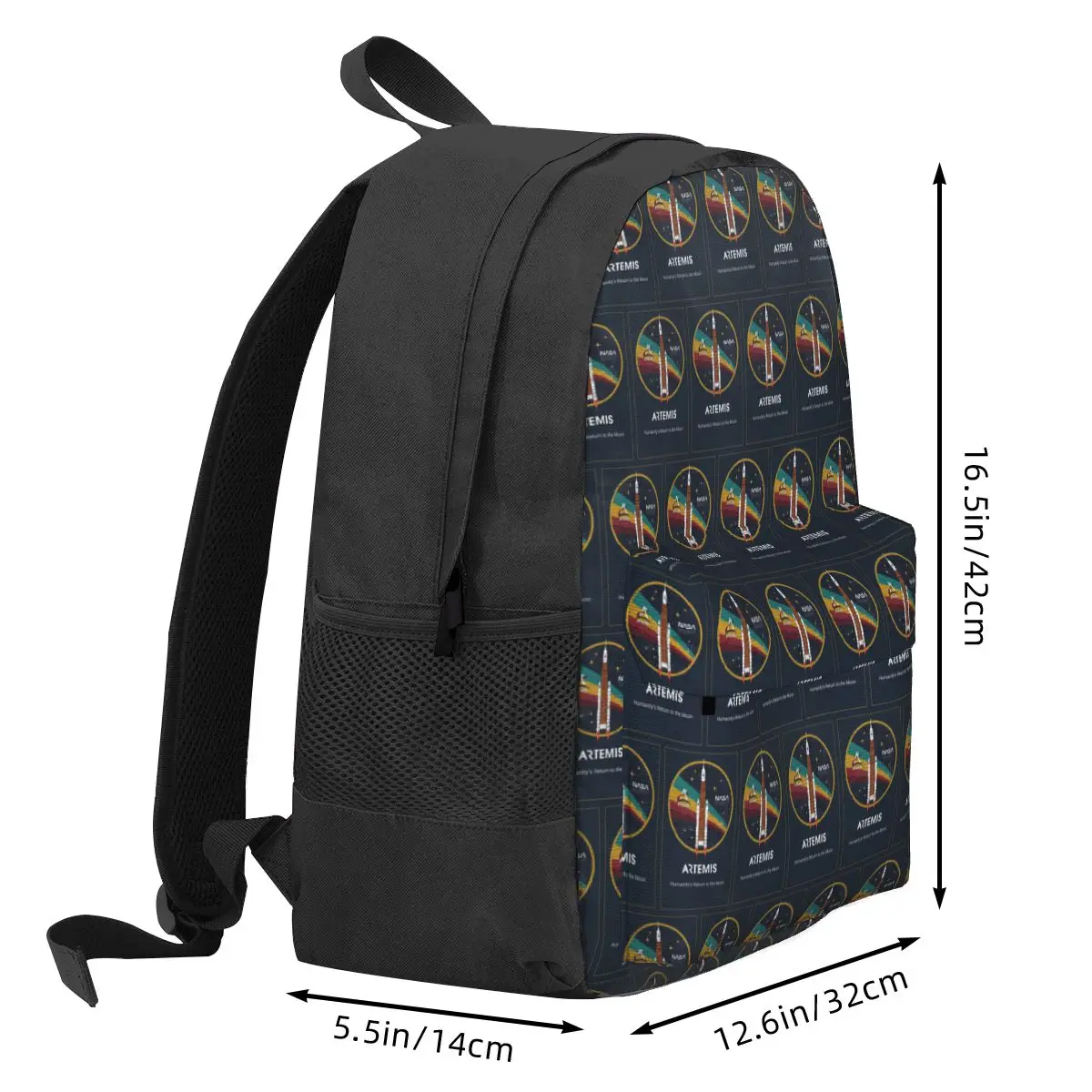 Artemis Emblem Backpack Student BookBag Children School Bag Computer Shoulder Bags for Boys Girls