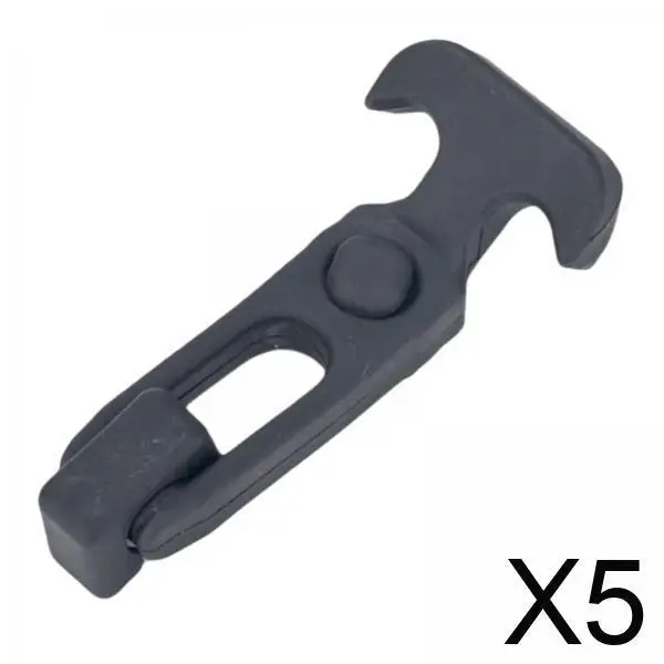 

Flexible Rubber T Handle Draw Latch with Screws Heavy Duty Tool Box Pull Clamp for Construction Equipment RV