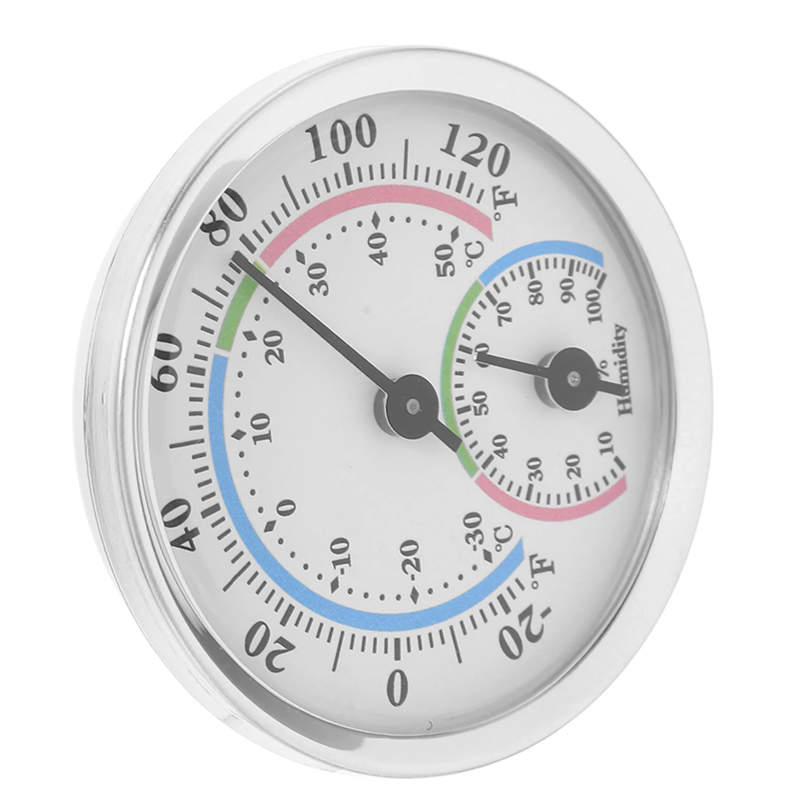 

Mini Hygrometer Temperature Monitor Home Baby Room High Precision Sensor Portable Aluminum Alloy Thermometer Humidity Gauge