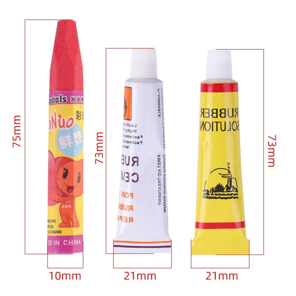 Ready to Go Bike Tire Repair Kit with Glue Free Patches Tire Levers Sandpaper and Valve Tools for Outdoor Cycling view 6