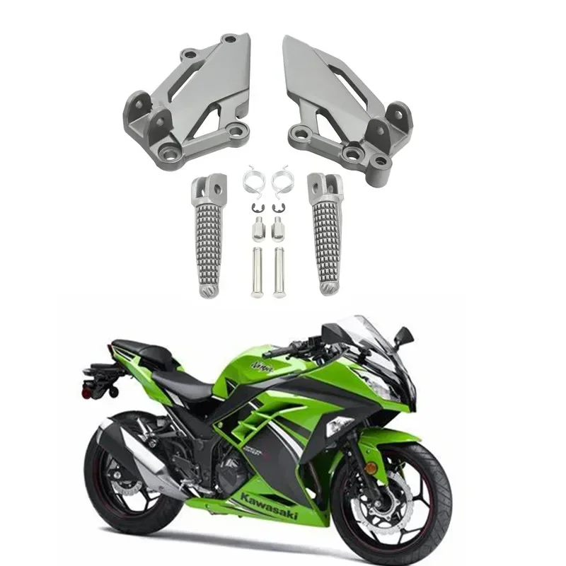 

Для Kawasaki Ninja 300 EX300 2013-2017 детали мотоцикла, аксессуары, передняя подножка, кронштейн для подставки для ног