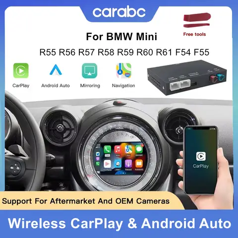 CARABC Wireless Android carplay Mirror Bmw Mini CIC NBT  R55 R56 R57 R58 R59 R60 R61 Clubman Countryman Hardtop Cooper,Android
