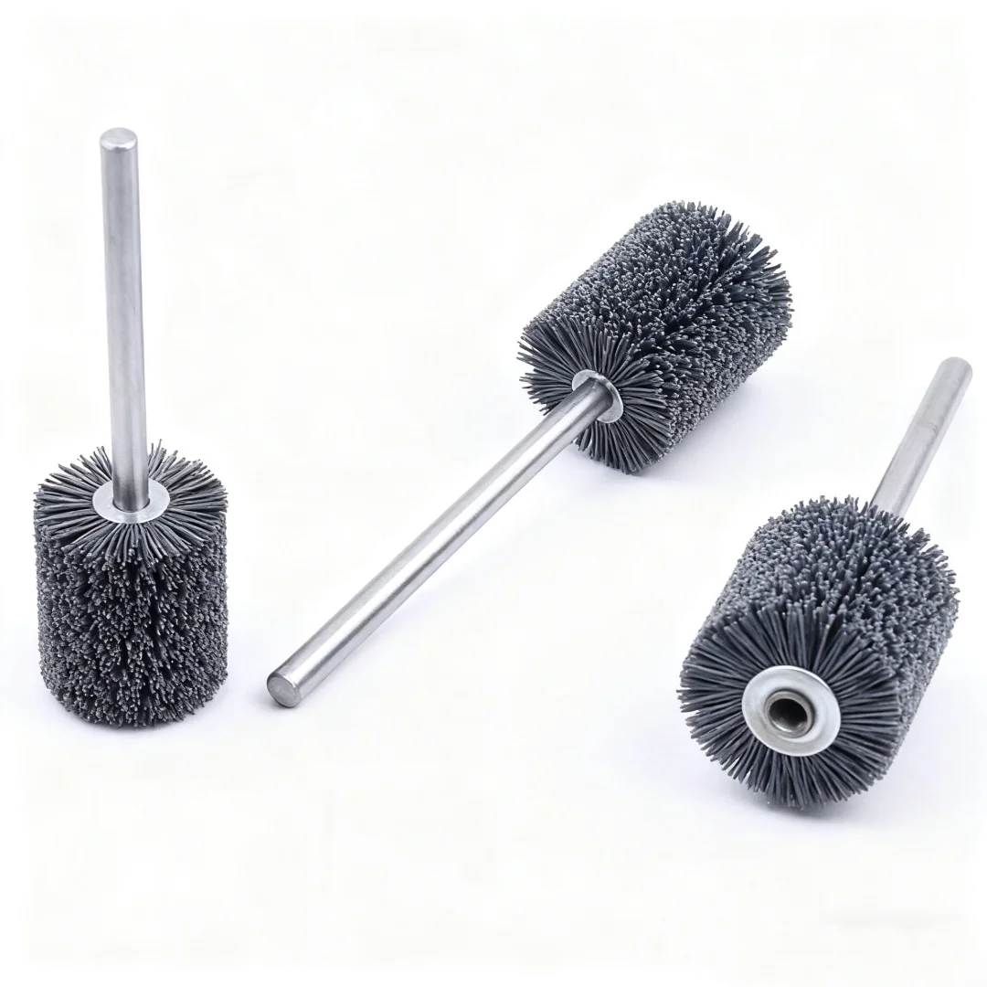 

1pcs Grit320 Silicon Carbide Abrasive Wire Hole Grinding Pipe Deburring Brush Engine Pipeline Cleaning And Polishing Brush