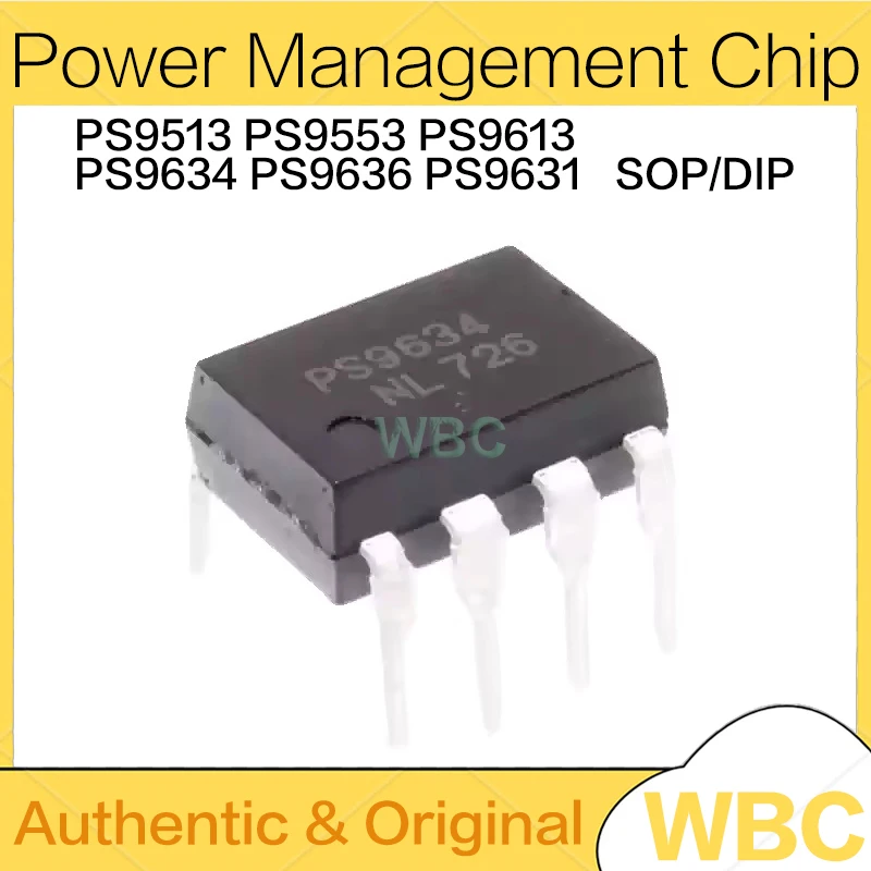 10PCS PS9513 PS9553 PS9613 PS9634 PS9636 PS9631 SOP8 DIP8 New Original Light Coupling