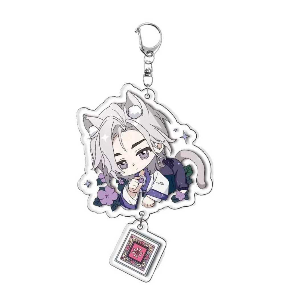 Game Far Beyond The World Acrylic Keychain Pendant Hanging Figure Character Keyring Ornament Decor Accessories Gifts image 5