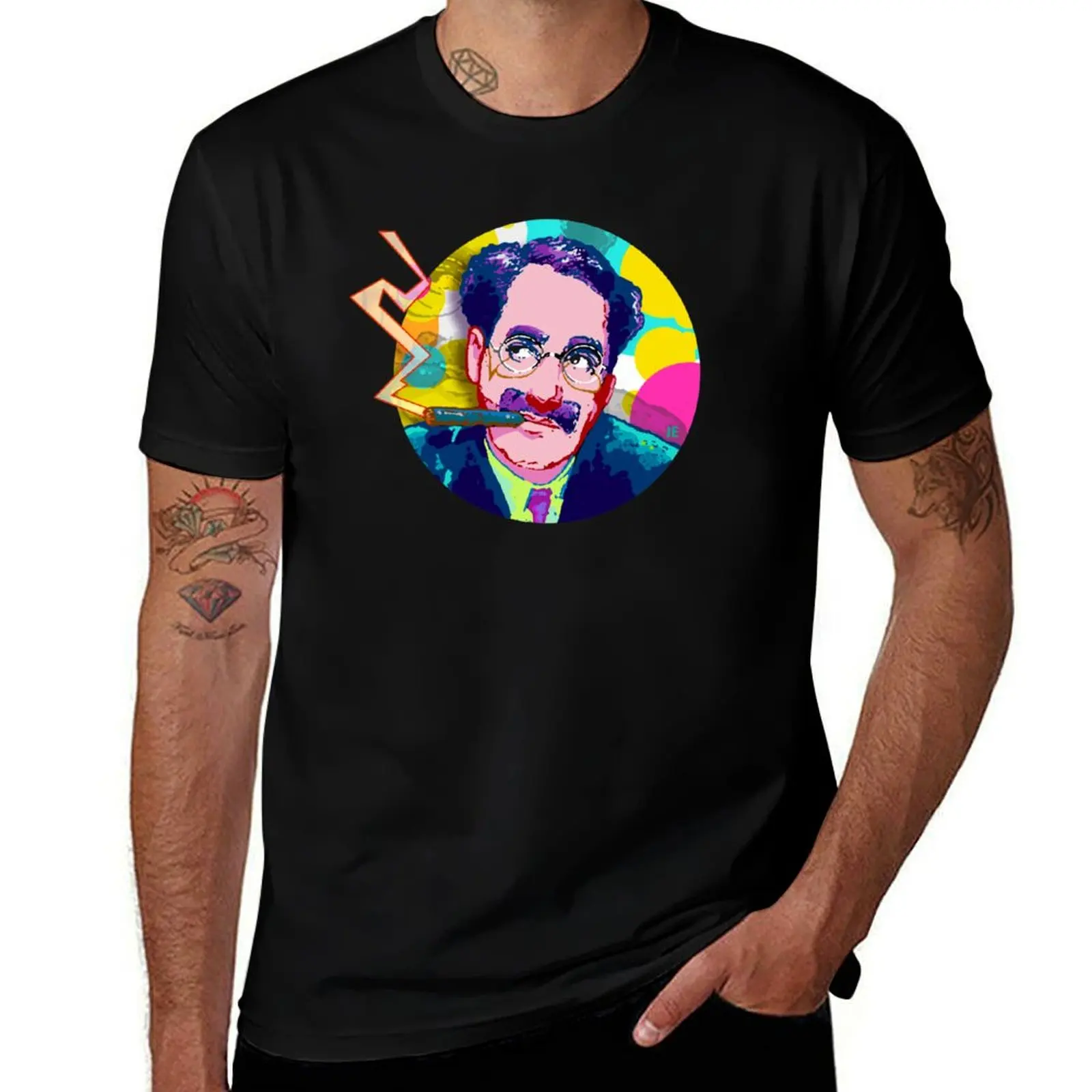 ELECTRIC GROUCHO T-Shirt Modern Style Print T-Shirt