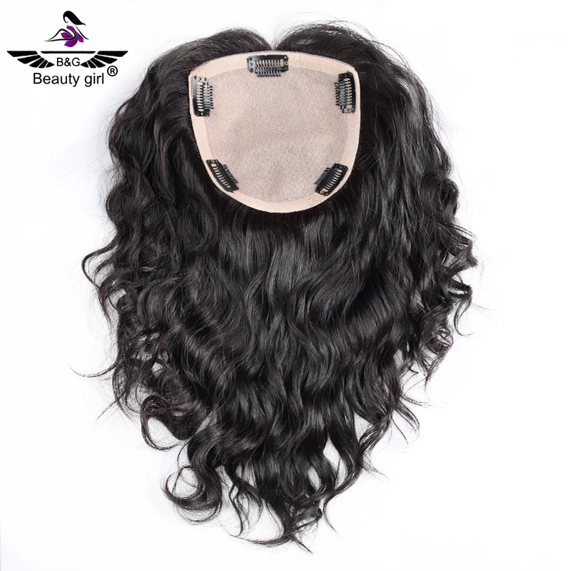 

Alibaba Guaranteed Light Density Virgin Premium Quality Soft Thin Hair Silk Base Topper Hair Piece Set For Women