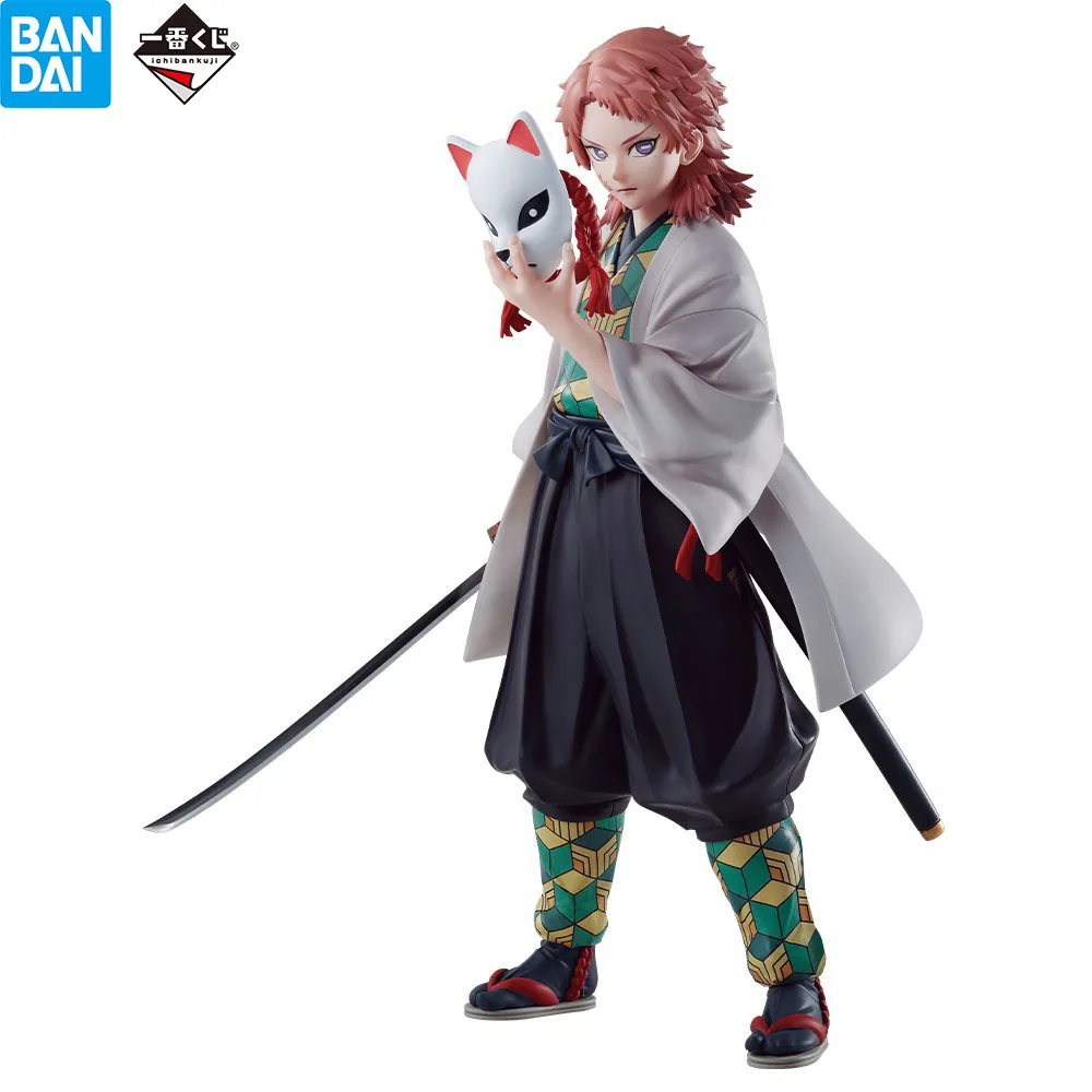 In Stock Original BANDAI SPIRITS Ichiban KUJI Kimetsu No Yaiba Sabito Anime Figure Action Figure Anime Cartoon Model Decoration