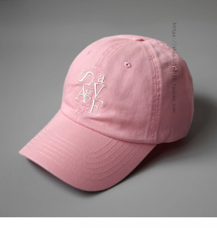 Korean Style Soft Top Letter Embroidered Baseball Cap for Women New All-Matching Sun-Proof Casual Peaked Cap Men