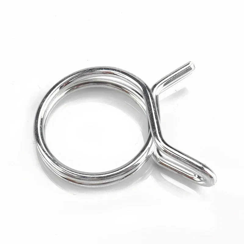 250 قطعة خط الوقود خرطوم أنابيب مقاطع الربيع المشابك مجموعة متنوعة للدراجات النارية سكوتر ATV 5-14 مللي متر مقاطع انبوب ماء