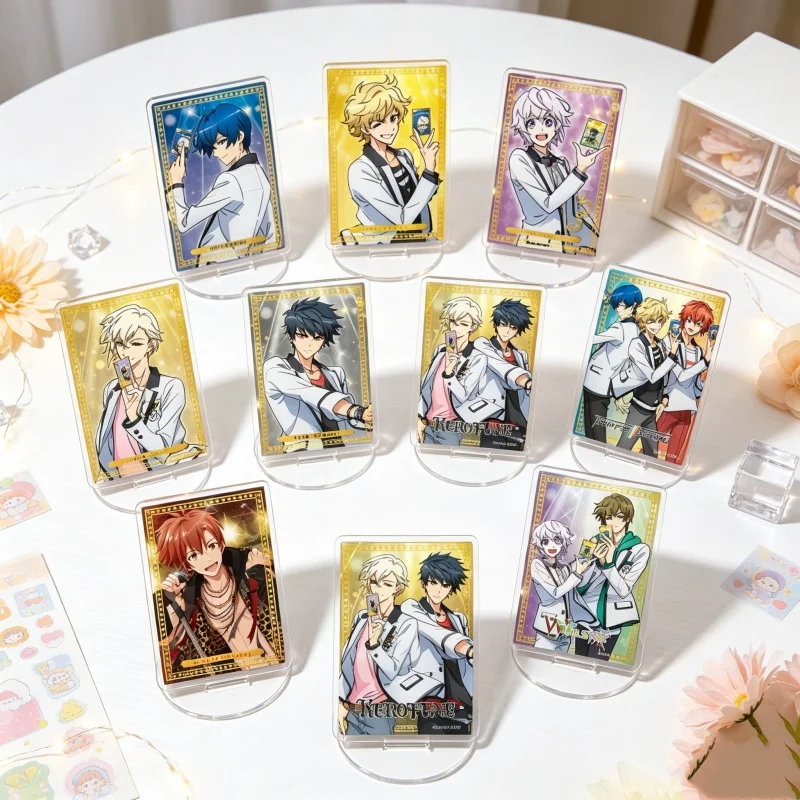 15PCS Acrylic Stand Figure Keychain Dream Festival! Kanade Amamiya,Chizuru Sawamura Fan Figurine Decoration15CM Transparent Base