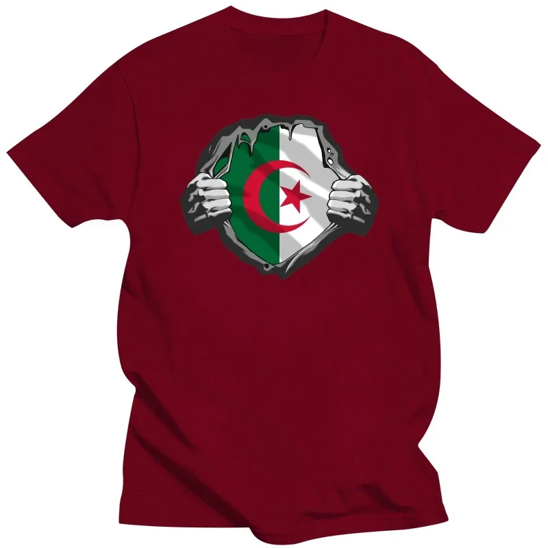 Funny Algeria Algerian Flag Pround T Shirts Graphic Cotton Streetwear Short Sleeve Birthday Gifts Summer Style New T-shirt