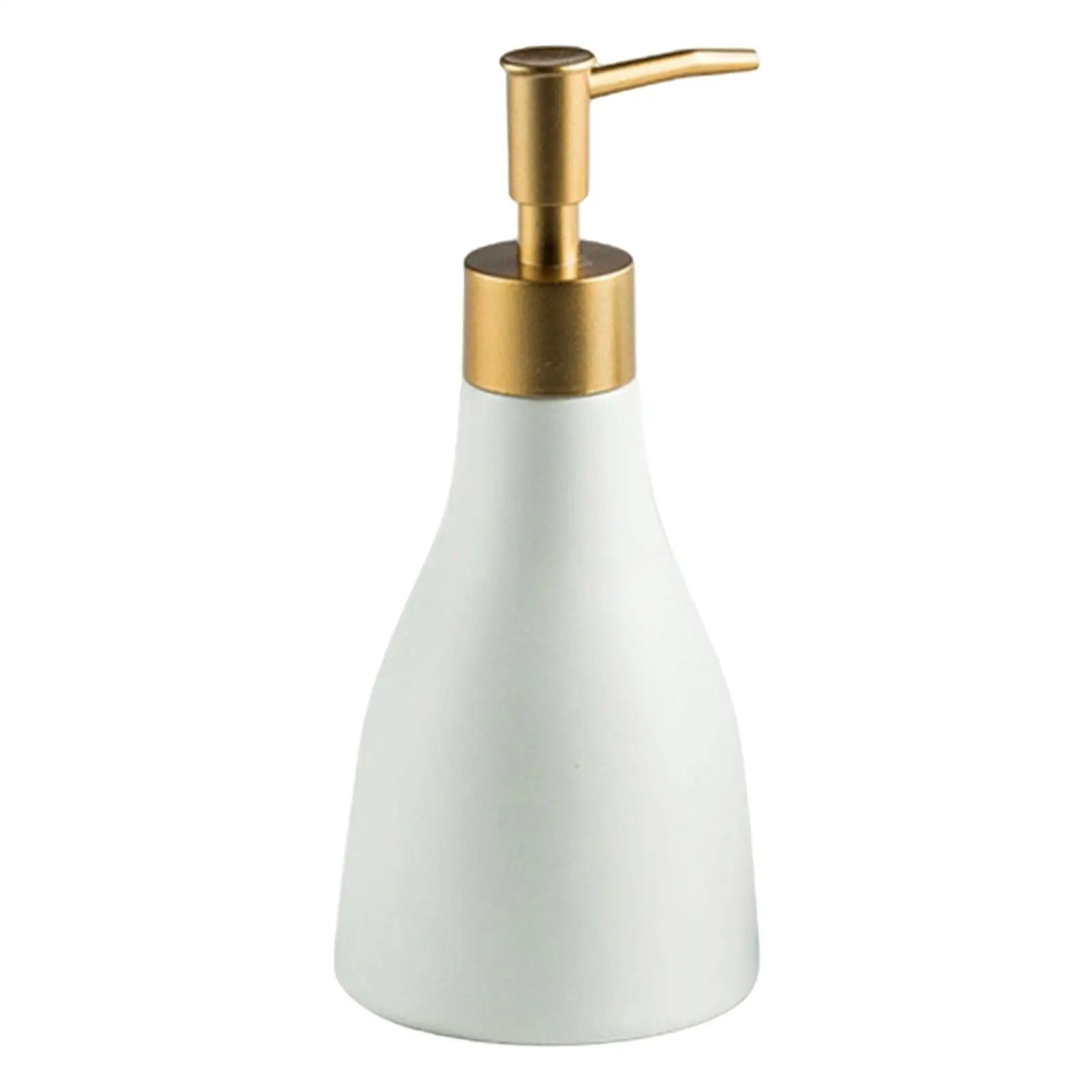 Hand Soap Dispenser Pump Bottle Ceramic Refillable Lotion Container for Bathroom Countertop Kitchen Sink Elegant Decor