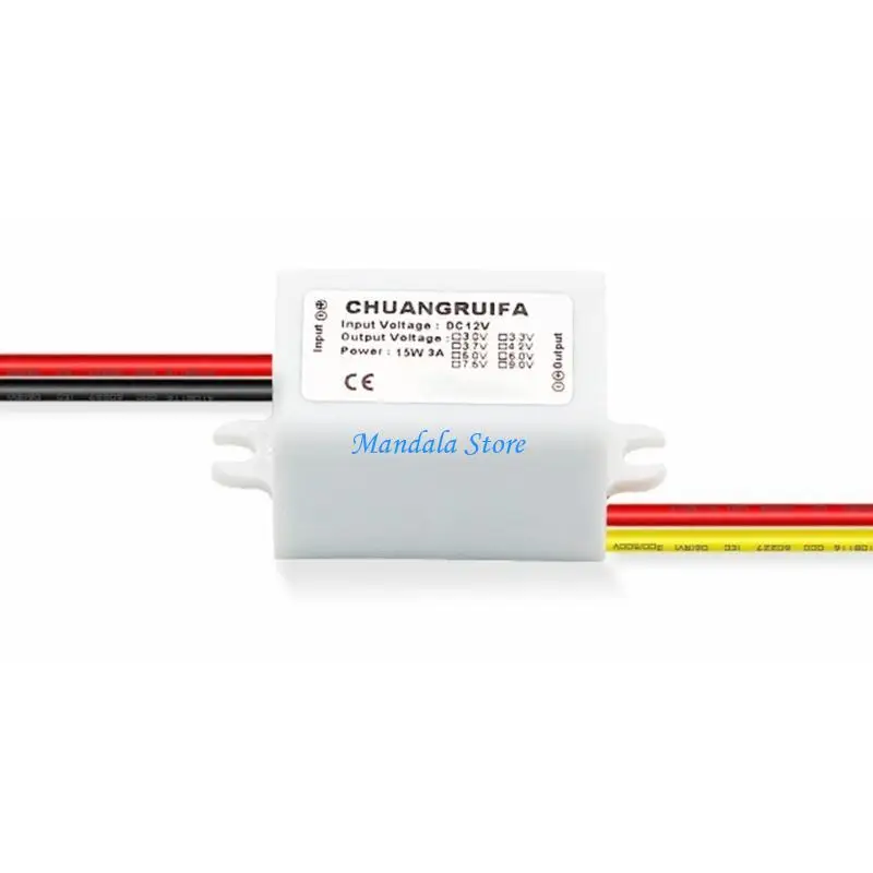 

U2JC Efficient Electric Step Down Module 12V To 5V 3A Output with Overcurrent Defense Converter For DIY Projects