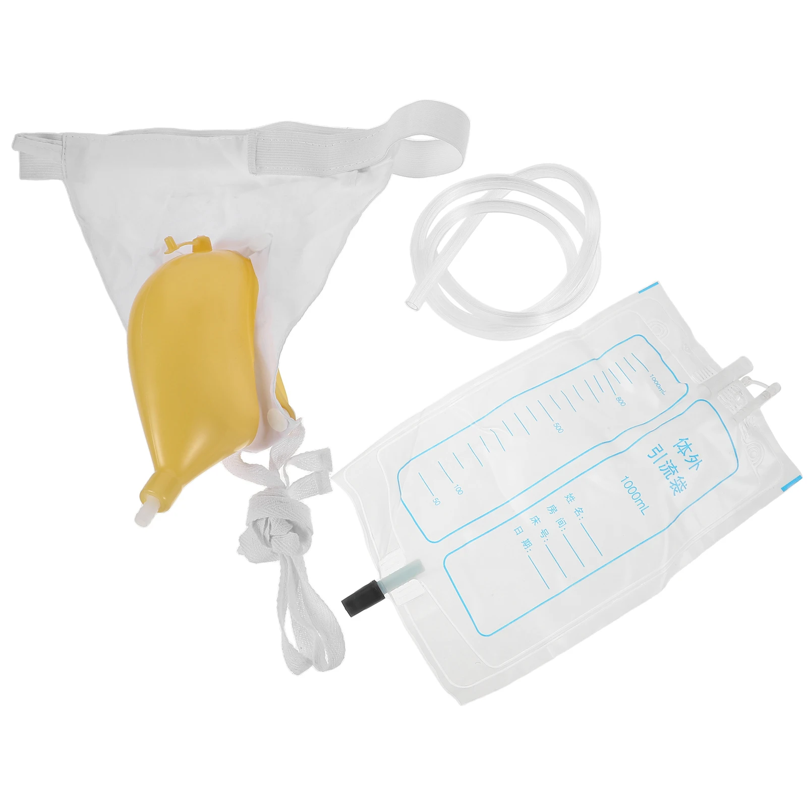 

1Set Soft Breathable Urinal Bag Reusable Male Urine Pouch Postoperation Patient Drainage Urinary Leg Bag Urine Pouch