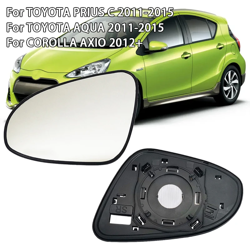 

Heated mirror crystal for TOYOTA PRIUS C (2011-2015) AQUA, COROLLA AXIO 2012+
