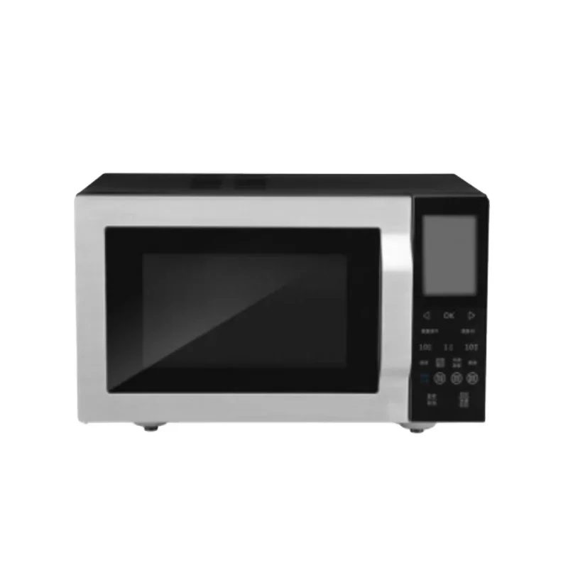 Black Finish Stainless Steel Cavity Easy Clean Express Cooking  Microwave Oven