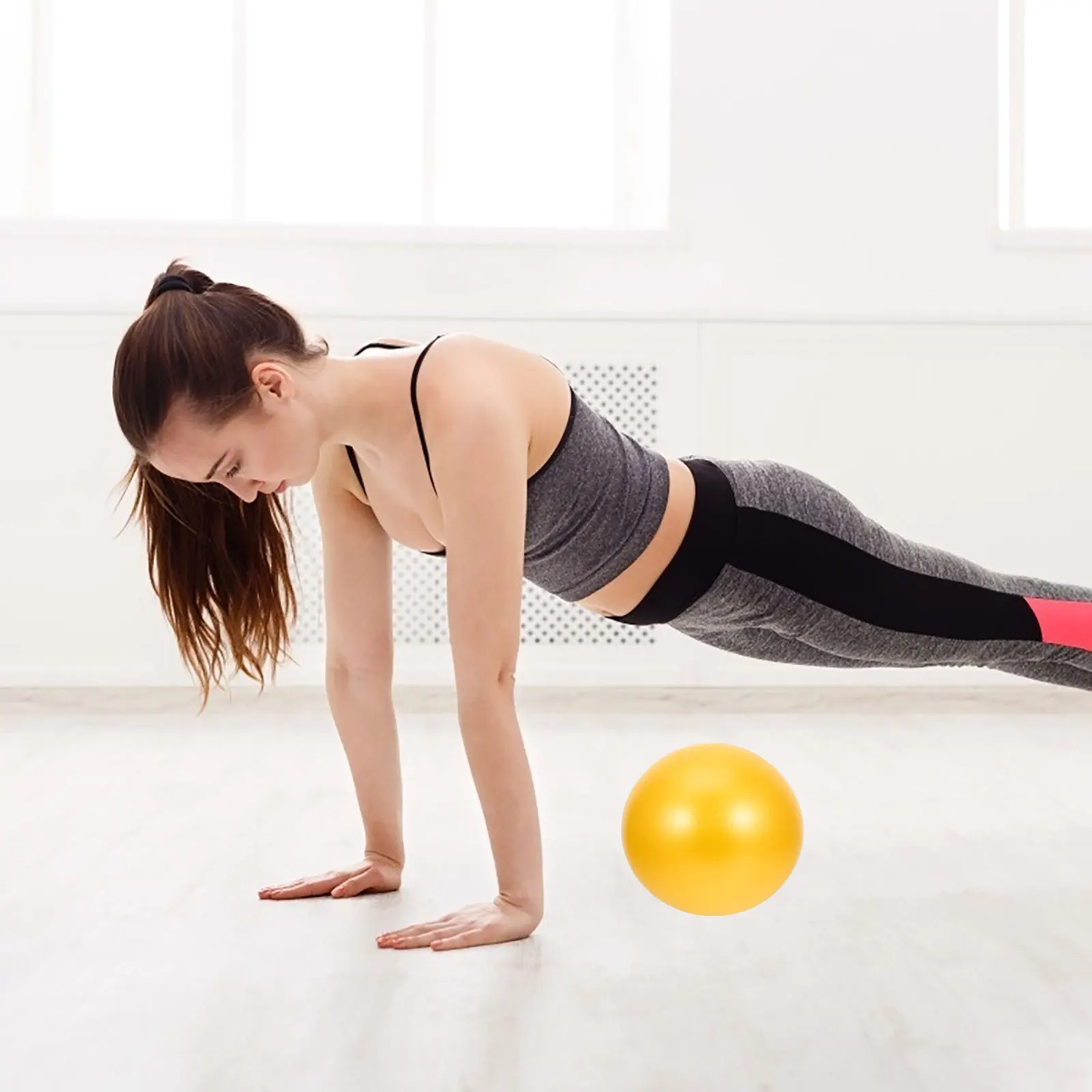 

2Pcs Yoga Fitness Supplies Bulk Exercise Balance Training Indoor Training Balls PVC Strengthening