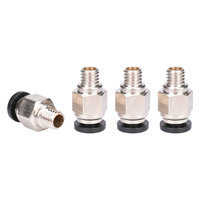 10PCS Pneumatic Connector Fitting for Anet A8 ET4 ET4Pro ET4X ET5 ET5Pro ET5X Hotend Extruder Kit Filament Feeder