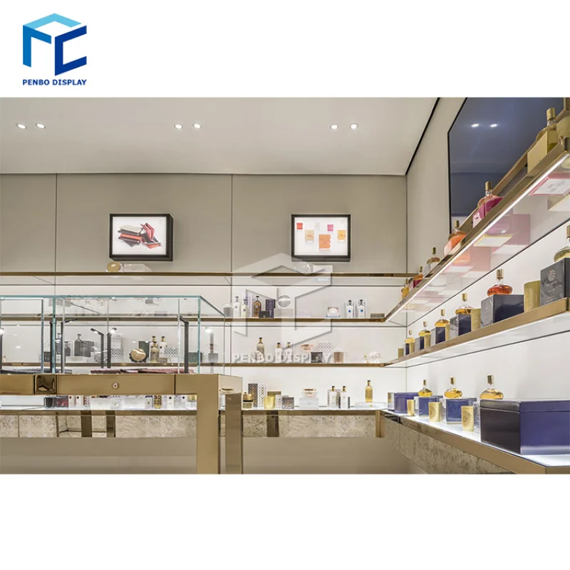 2025 مخصص. بوتيك متجر الأثاث عداد عرض الديكور متجر العطور التصميم الداخلي