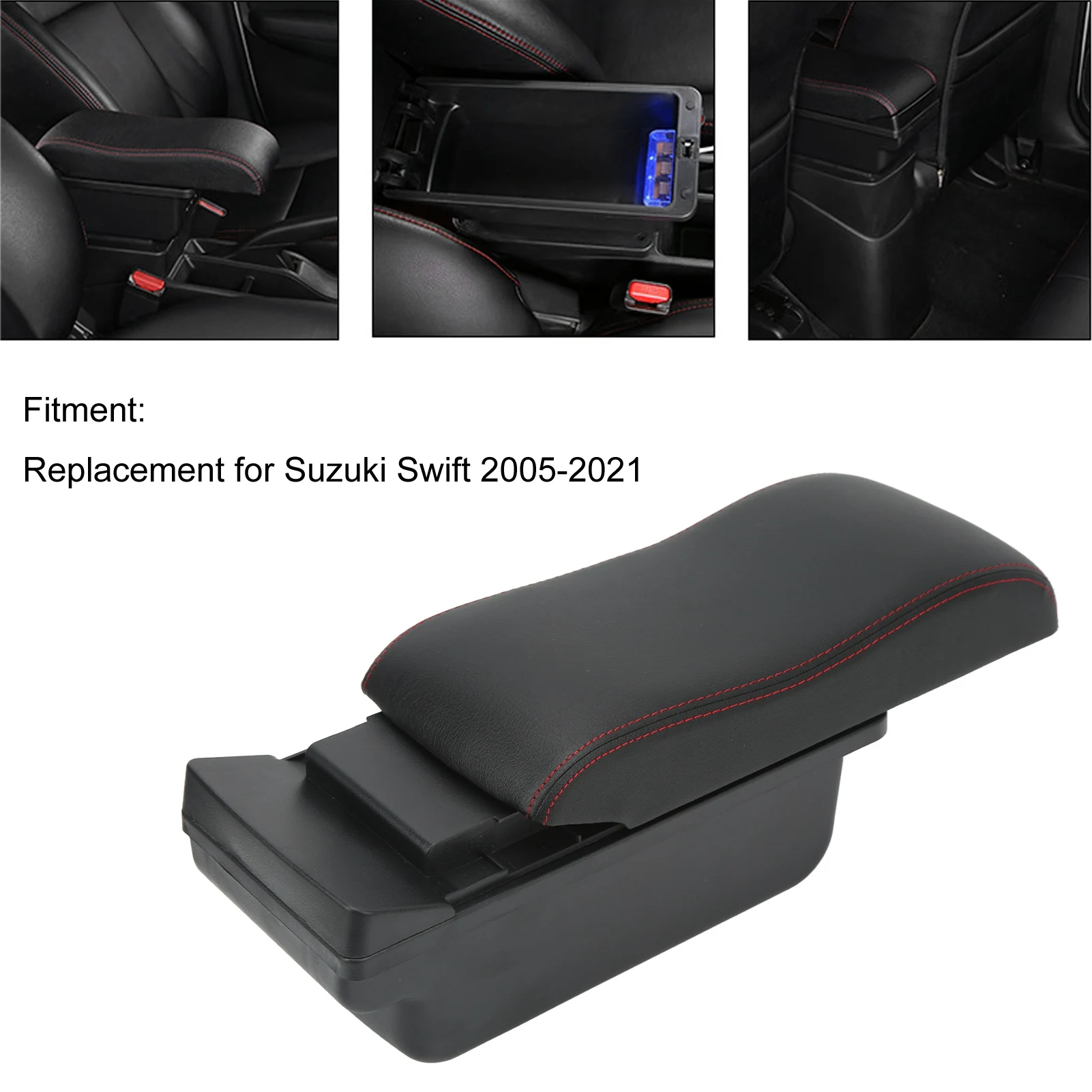 

Автомобильный подлокотник, аккуратный органайзер для хранения, гладкий сенсорный органайзер для центральной консоли большой емкости, магнит для автомобиля